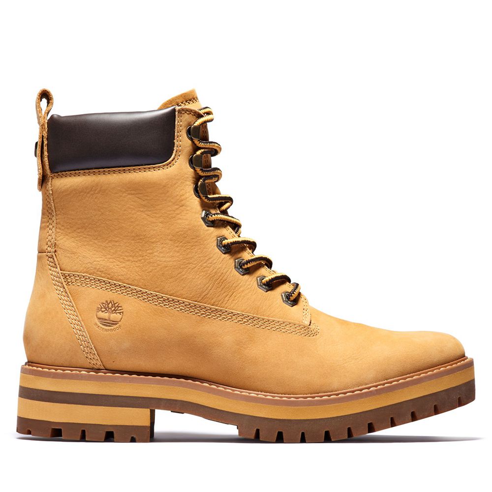 Timberland Μποτες Χιονιού Ανδρικα Καφε - Courma Guy Waterproof - Greece 2136970-JM